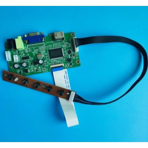 For B156XTN08.0 KIT VGA LCD EDP DRIVER monitor 1366X768 DIY 40Pin SCREEN display Controller board 15.6"