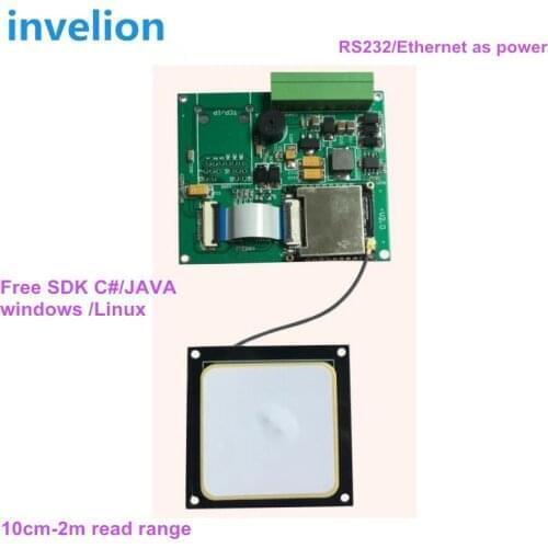 Epc uhf gen2 rfid small module output Power 10dbm-26dBm TCP IP port uhf module rfid multi-tag 50tags/second
