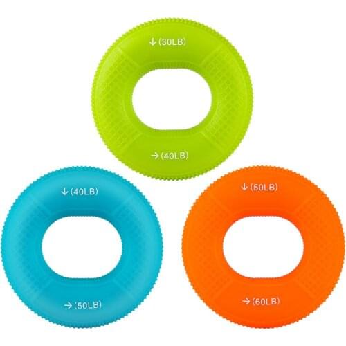 HOT SALE Hand Gripper Grip Silicone Ring Hand Resistance Band Finger Stretcher-Exercise Forearm Wrist Training Carpal Expander