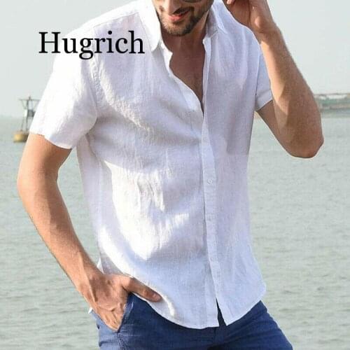 Hugrich Men's Short Sleeve Shirts