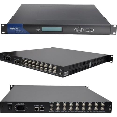 IPTV Headend Broadcasting Equipment DVB-S2 Professional Satellite Receiver T DMB TV Tuner IRD IPTV Output Satellite Receiver