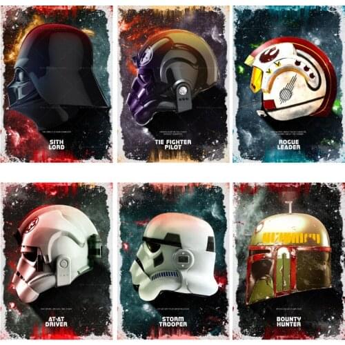 5D DIY Diamond Painting Star Wars Poster Master Yoda Darth Vader Han Solo Wall Artist Home Decoration Children Room Kid Birthday