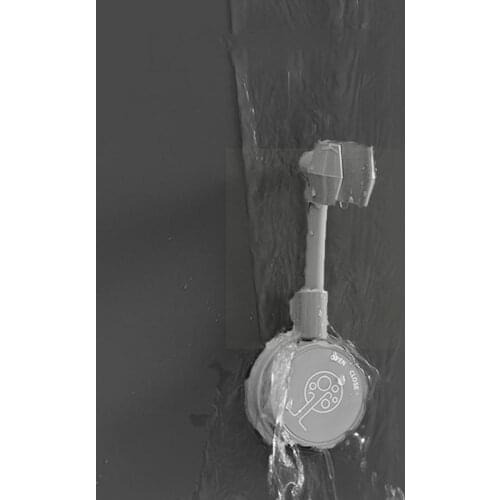 360 Degree Punch-free Shower Bracket Fixing Seat Bathroom Bracket Nozzle Fixing Shower Head Adjusting Holder Adjustment Bra K0C4