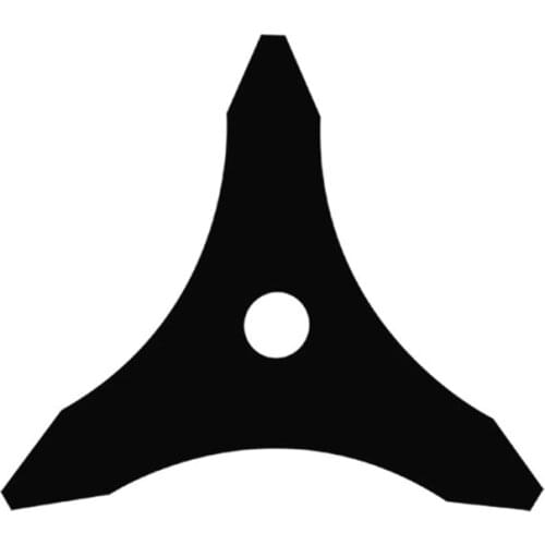 10" x 3T Teeth Steel Brush Cutter Durable Grass & Brush Trimmer Blade, Manganese Steel Trimmer Blade 3 Tooth Replacement