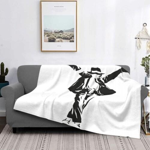 Michael Jackson 1260 Blanket Bedspread Bed Plaid For Knitting Beach Blanket Plush Fluffy