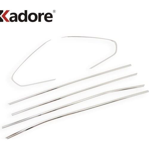 Window Trim For Toyota RAV4 RAV 4 2019 2020 2021 Stainless Steel Side Door Decoration Trim Molding Strip Car Styling Accessories