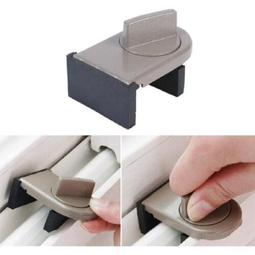 Window Stoppers Adjustable Locks On Door Latch Mobile Security Anti-Theft Protection Lock