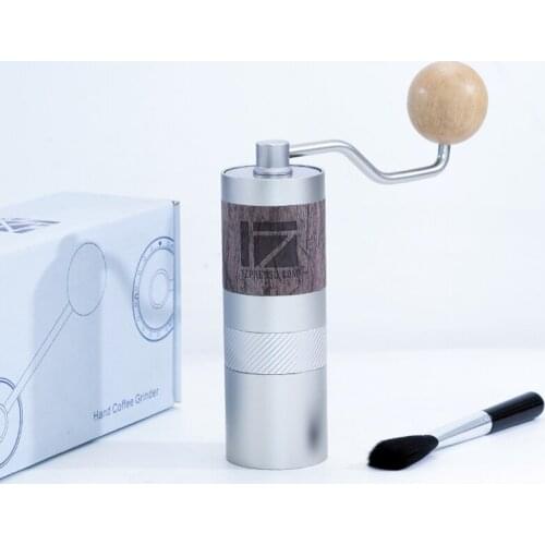 Portable MINI Manual Coffee Grinder coffee mill Easy disassembly for cleaning stainless steel burr WJ506