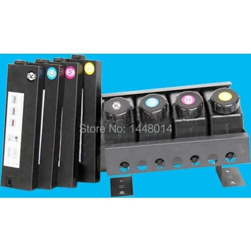 4+4 UV bulk ink system CISS For Epson Roland LEJ-640 Mimaki Mutoh Plotter ink box (4 bottles + 4 cartridge )