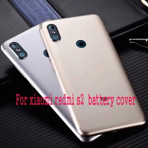 5.99" For Xiaomi Redmi S2 battery Cover Replacement + Power Volume Buttons for / Redmi Y2 Rear Battery Door Housing
