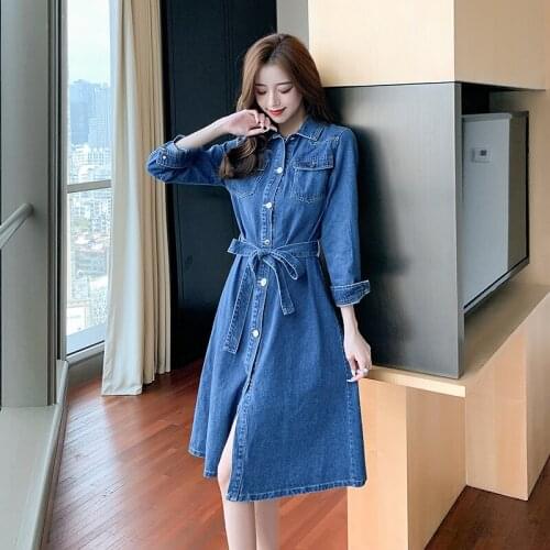 Smlinan Fashion Denim Dresses