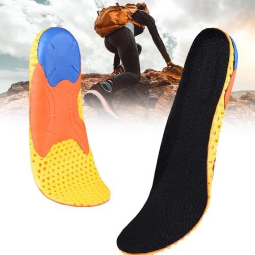 Insole Elastic Shockproof Breathable Orthopedic Feet Soles Pad for Sport Shoes Feet Soles Orthotic Breathable Running Cushion