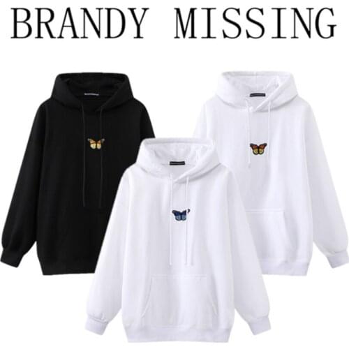 Oversized Girls Soft Cotton Hoodies 2021 Spring-autumn Fashion Ladies Fleece Embroidery Pullovers Women Vintage Outerwear