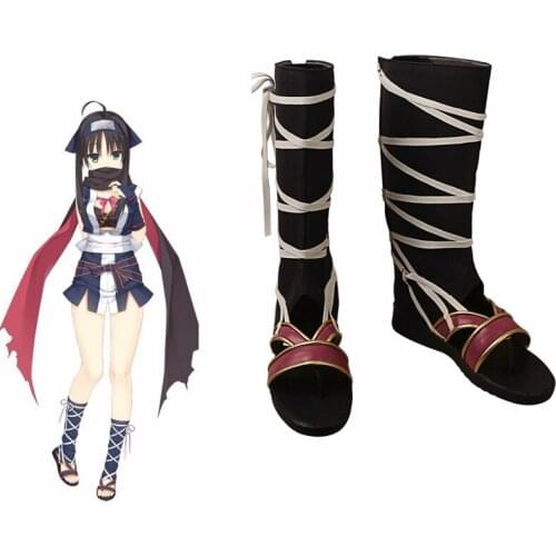 Unisex Anime Cosplay Senren*Banka Hitachi Mako Cosplay Costumes Boots Custom Made