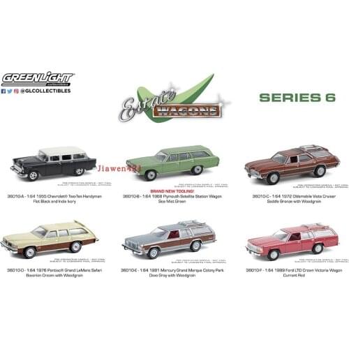 GreenLight 1:64 Estate Wagons 6 Alloy model car Metal toys for childen kids diecast gift