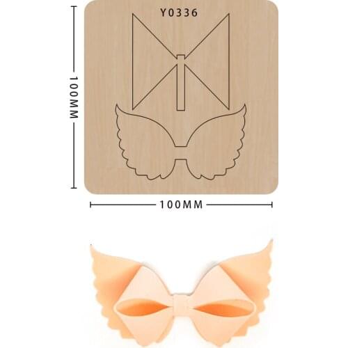 Die Cutting Wooden Mood Handmade Bow Scrapbooking Cut Die Diy Tool Template Knife Mould New Dies For Big Shot