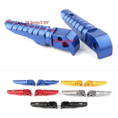 Rear Footrest Pedals Foot Rest Footpeg For Yamaha MT-09 MT-10 YZF-R1 YZF-R6 YZFR3 YZFR25 XSR700 XSR900 NVX155