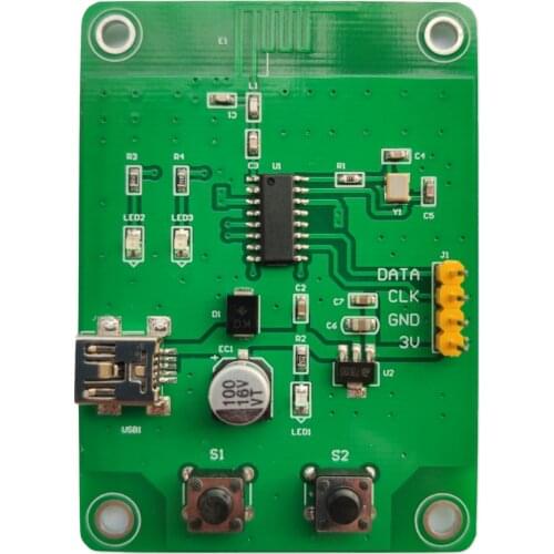 2.4G Wireless Transceiver MCU Development Board 2.4G Wireless Transceiver Chip, Built-in MCU E Side 2.4G Circuit