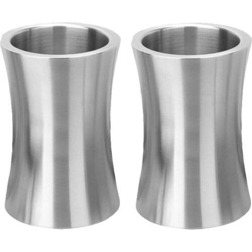 2 Pack Wine Bottle Cooler Bucket,Double Wall Insulated Stainless Steel Ice Bucket Champagne Bucket Bar Accessories