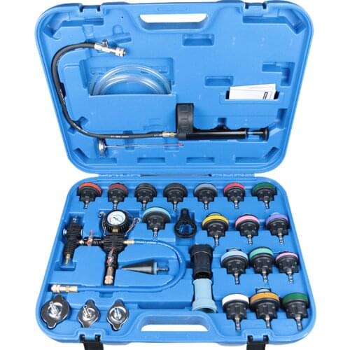 28 general-purpose radiator pressure test tools, vacuum cooling system water tank leak test tools, auto repair tools