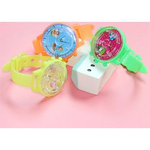 3pcs Ball Maze Game Puzzle Labyrinth Watch Toys for Girls Boys Kids Birthday Gift Wholesale Colorful