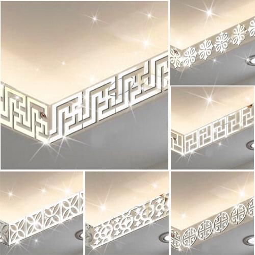 10Pcs 3D Mirror Geometry Vinyl Removable Wall Sticker Decal Home Decor Art DIY