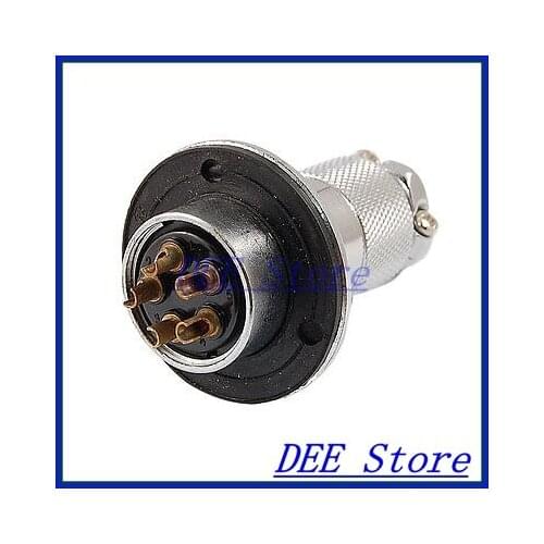 5-Pin Electric Deck Aviation Circular Connector 250V 25A DF25-5