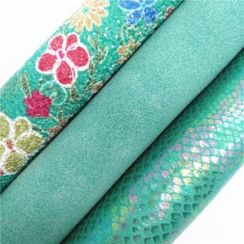 Mixed Colors Glitter Fabirc, Faux Leather Fabric, Snake Synthetic Leather Fabric Sheets For Bow A4 21x29CM Twinkling Ming XM532