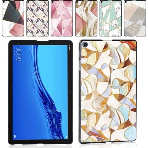 Tablet Cover for Huawei MediaPad M5 Lite 10.1" Shape Pattern Ultra Thin Shockproof Back Cover for Huawei MediaPad M5 10.8"