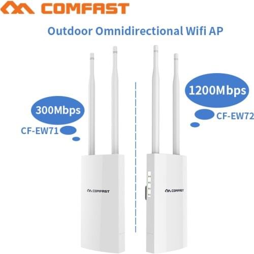 Comfast 300- 1200 Mbs 802.11AC Dual-band outdoor Wireless AP router 2.4+5.8ghz WIFI Repeater Router Bridge wi fi access point ap