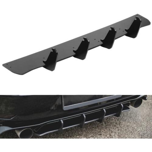 Gloss Black for Maxton Style Rear Bumper Diffuser Valance Fit for MK7.5 TCR 2017-2020 New