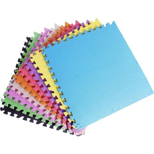 16pcs Baby EVA Foam Puzzle Play Mat /kids Rugs Toys Carpet for Childrens Baby Exercise Floor Tiles 9 Colour 30*30 cm