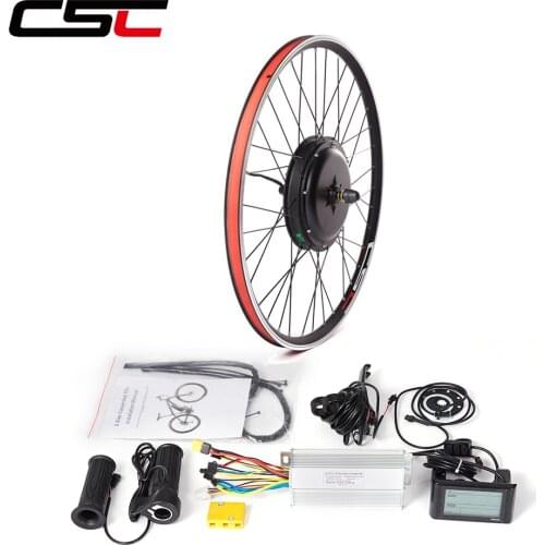 EBike Conversion Kit 48V 500W Front rear Wheel Motor Bicycle Kit for 20 24 26 27.5 28 29 inch 700C e bike wheel