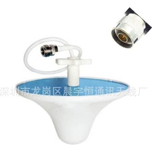 Indoor 800-2500mhz 3dB omnidirectional ceiling antenna for mobile phone signal amplifier