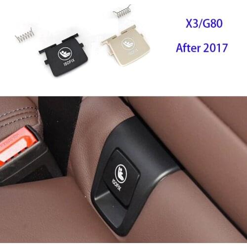 Car Rear Seat Hook ISOFIX Cover Child Restraint for BMW X3 G08