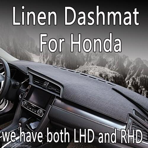 Linen noslip dashmat dashboard cover for honda fit jazz Shuttle gk8 freed stepwgn SPIKE MOBILE CROSSROAD STREAM EDIX AIRWAVE
