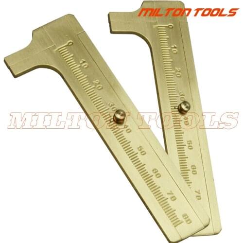 Copper caliper Brass Caliper 80MM Slide Caliper Rule Vernier Calipers jewelry making tool