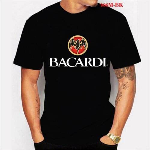 Bacardi Logo Men T shirt Summer New Fashion T Shirt Classic Tops Casual T-shirt Bacardi Oakheart Cotton Tshirt Women Tee Shirts