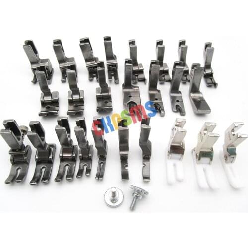 25PCS PRESSER FEET SET FIT FOR JUKI DDL-555 5550 5600 8300 8500 8700 9000 SEWING Machine #KP-PF25