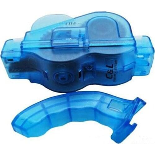 New Bicycle Chain Cleaner Cycling Bike Machine Brushes Scrubber Wash Cchain Cleaner Bicycle Chain Lubricant Clean Freeshippping