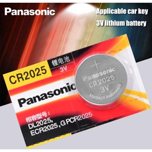 Panasonic Original cr2025 Button Cell Batteries cr2025 3V Lithium Coin Battery For Watch Calculator Weight Scale