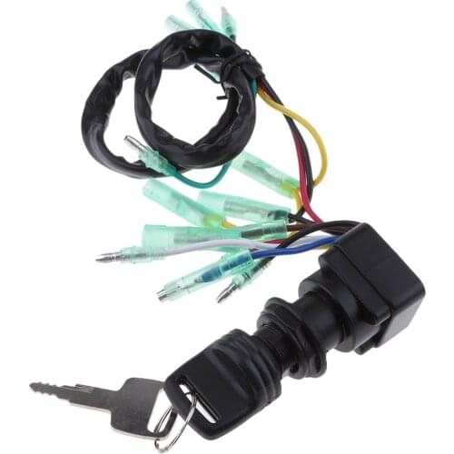 Boat Ignition Switch Assembly with 2 Keys Control Box Ignition Switch For Marine Outboard Motors Boat Accessories Marine