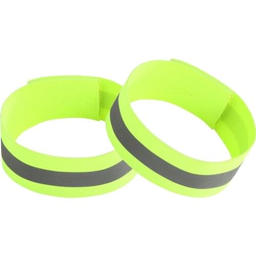 1Pcs Cycling Reflective Strip Warning Night Safety Riding Tape Outdoor Sport Runing Bicycle Bind Pant Band Arm Leg Strip Belts