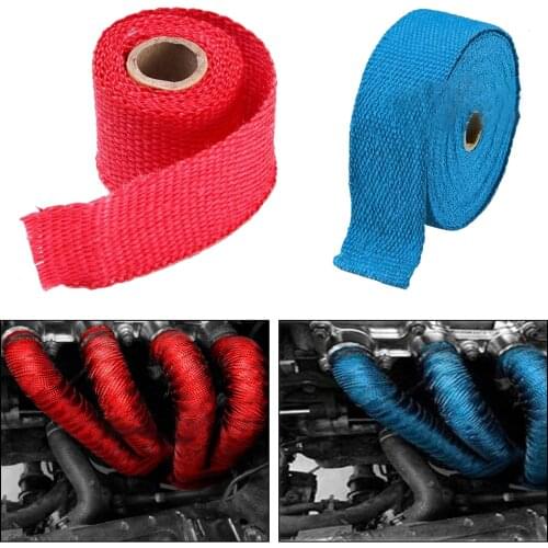 1.5m Car Exhaust Pipe Wrapped With Heat-insulating Glass Fiber Heat-sealing Tape Car Fiber Glass Insulation Tape Car Accessories