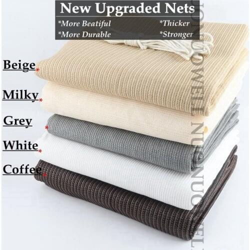 Customize 95% Shading HDPE Thicken Sunshade Net New Upgrade Home Balcony Safety Privacy Fence Nets Yard Sun Shelter Sails