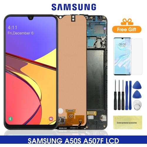 6.4'' A50S Lcd For Samsung Galaxy A50S LCD Display Touch Screen Digitizer Assembly Replacement For Samsung A507 Lcds