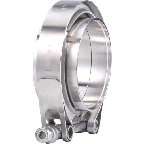 1.5/2/2.25/2.5/2.75/3/3.5/4 Inch V Band Clamp Flange Kit V-Band Exhaust Pipe Hose Clamp Flange Clamp