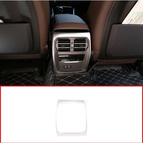 1 Pcs ABS Chrome For BMW G20 3 Series 2020 Car Rear Air Vent Frame Cover Trim Accessories