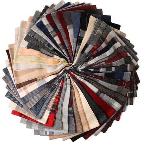 100%cashmere striped plaid scarf shawl for men women unisex 30x180cm 30color wholesale retail