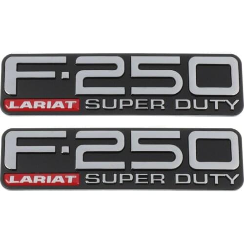 1999-2004 F250 Lariat Super Duty Fender Emblems Right Left